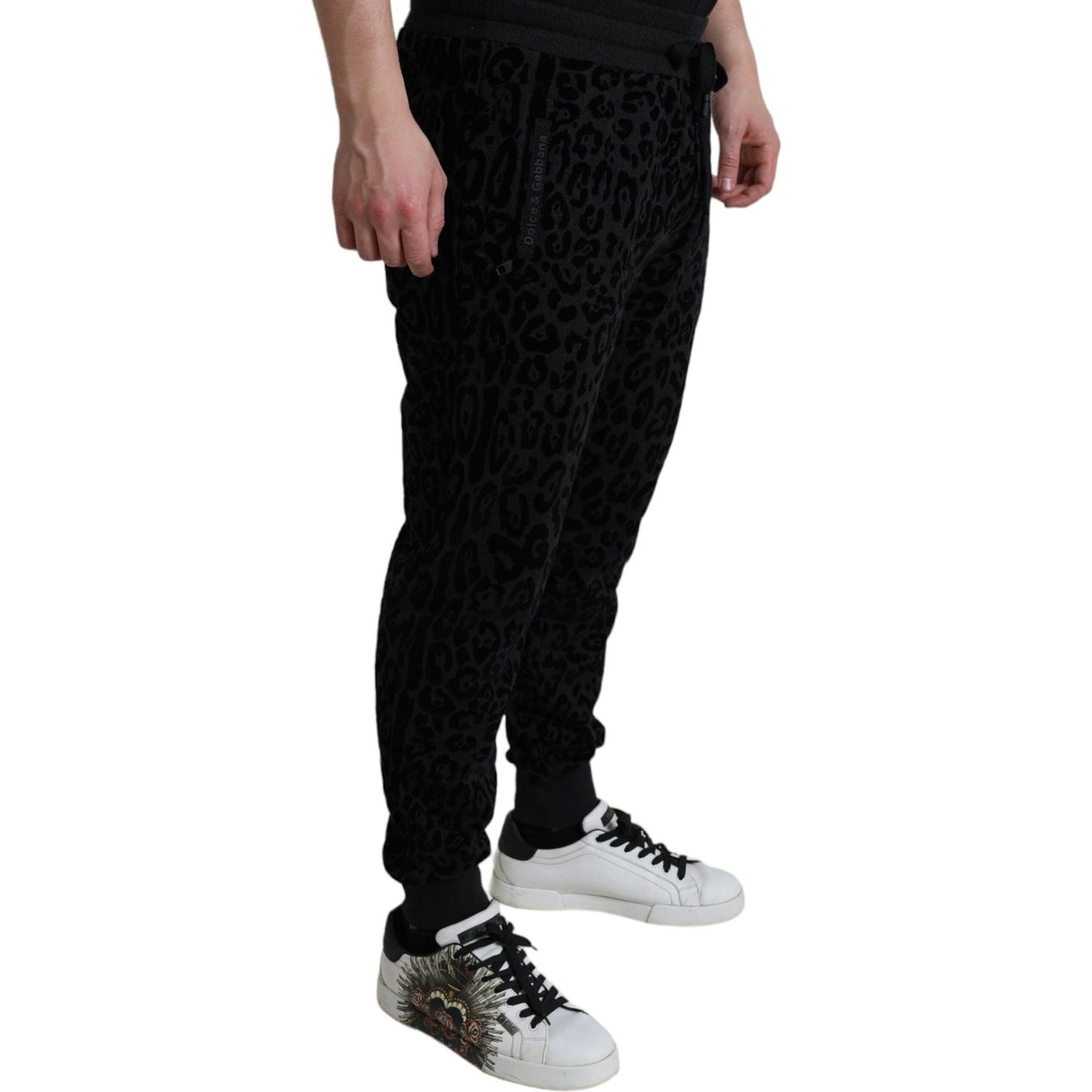 Elegant Leopard Joggers for Men