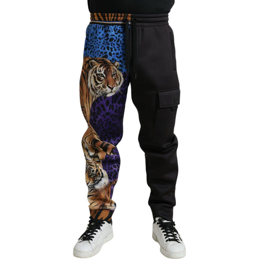 Stunning Exotic Print Jogger Pants Dolce & Gabbana