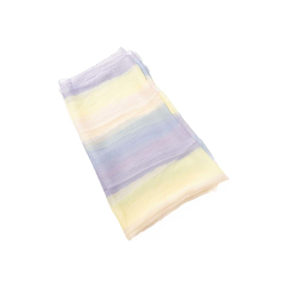 Elegant Multicolor Silk Scarf