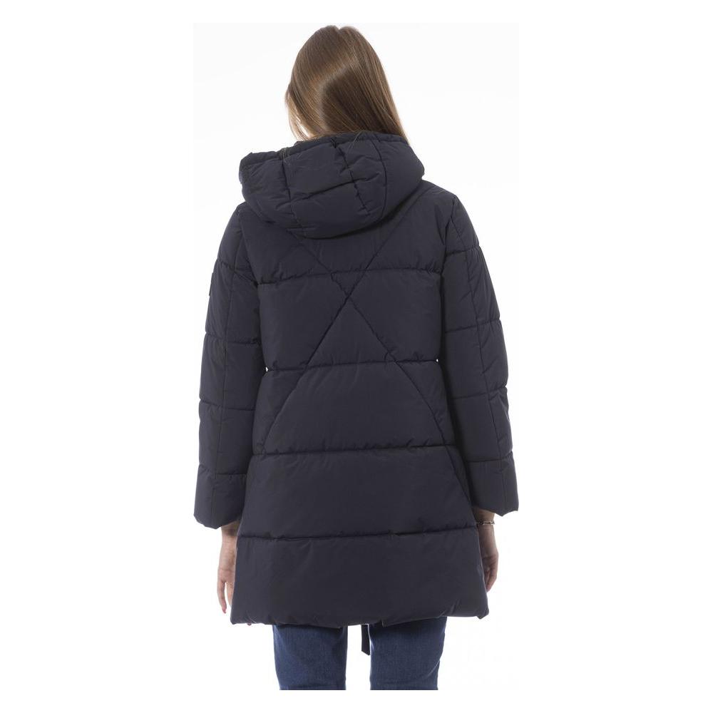 Chic Blue Long Down Jacket