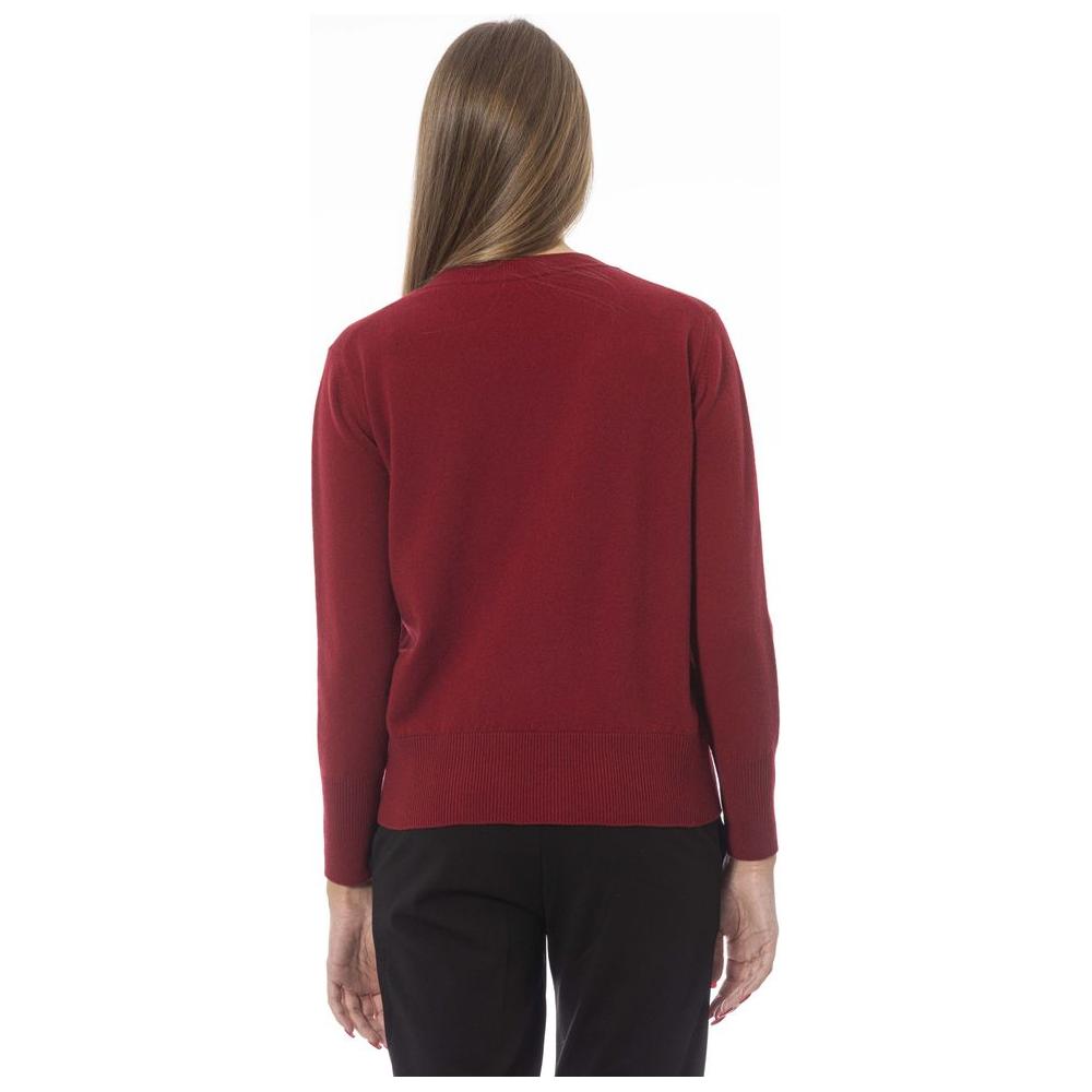 Elegant Wool-Cashmere Crew Neck Sweater