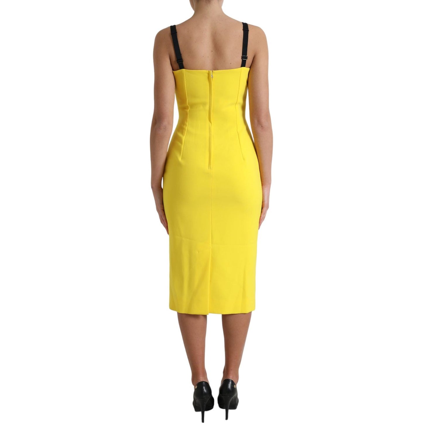 Sunshine Chic Sleeveless Midi Dress