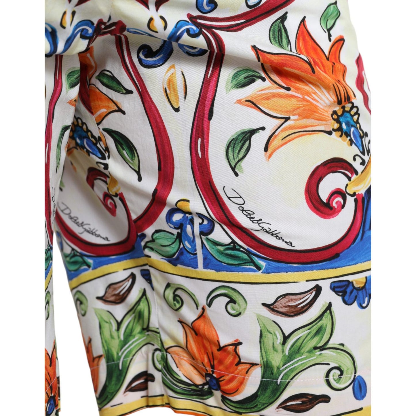 Majestic Majolica Print Bermuda Shorts