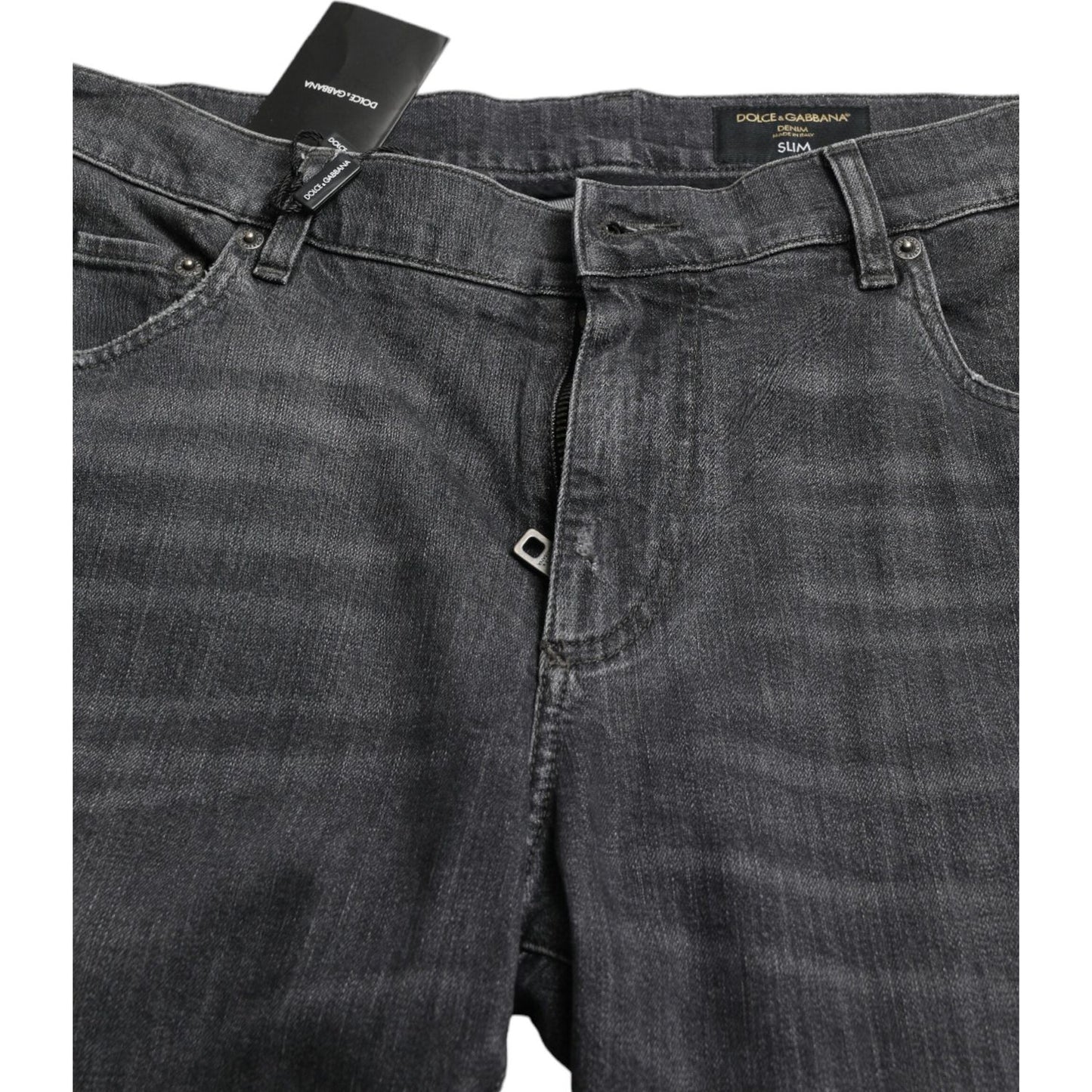 Elegant Slim Fit Tattered Denim Jeans