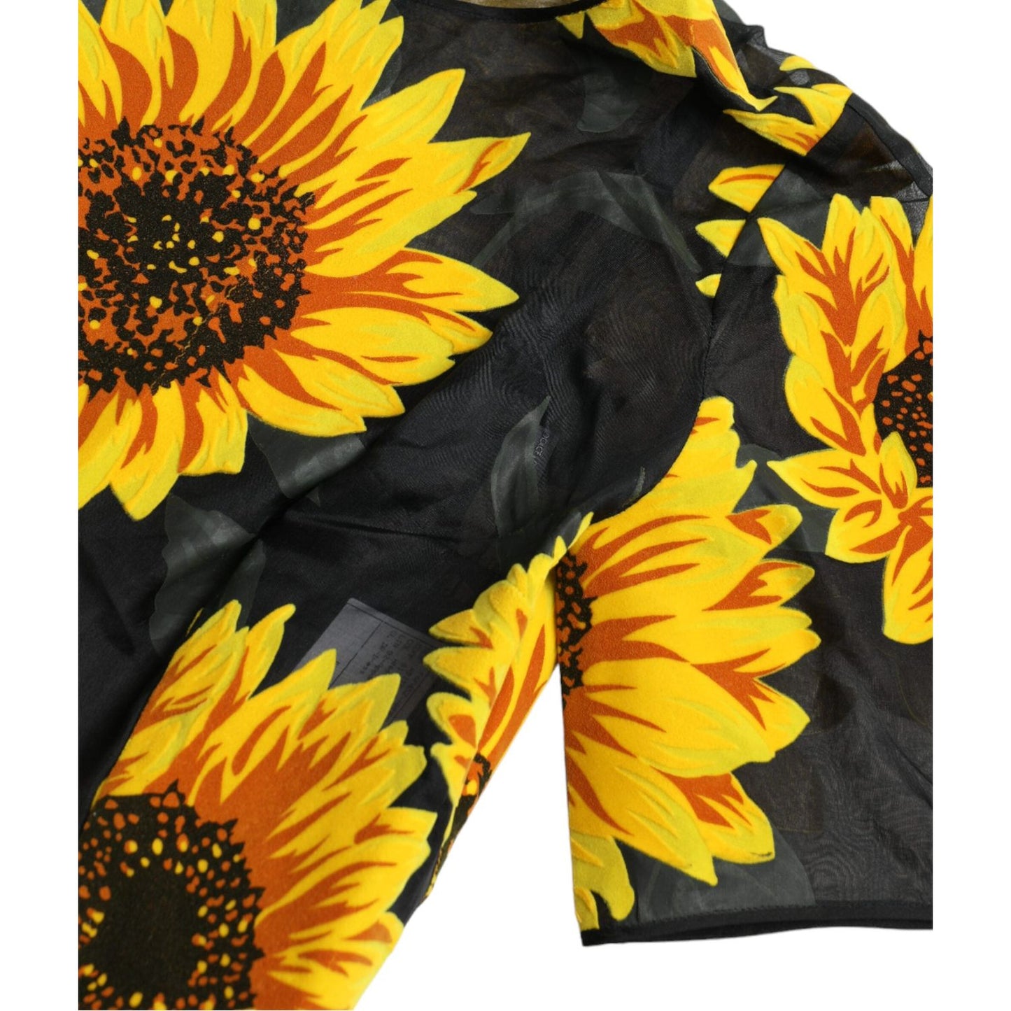 Summery Sunflower A-Line Midi Dress