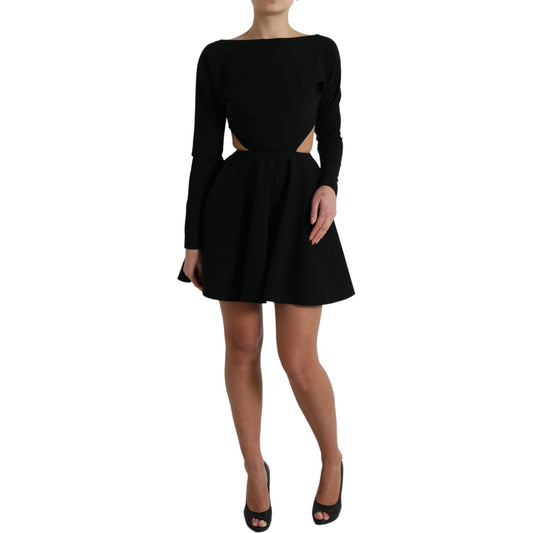 Elegant Cut Out A-Line Mini Dress