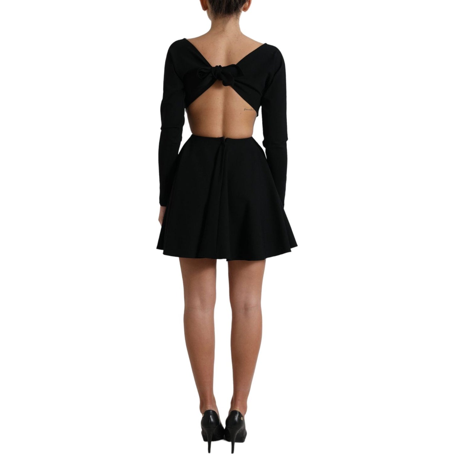 Elegant Cut Out A-Line Mini Dress