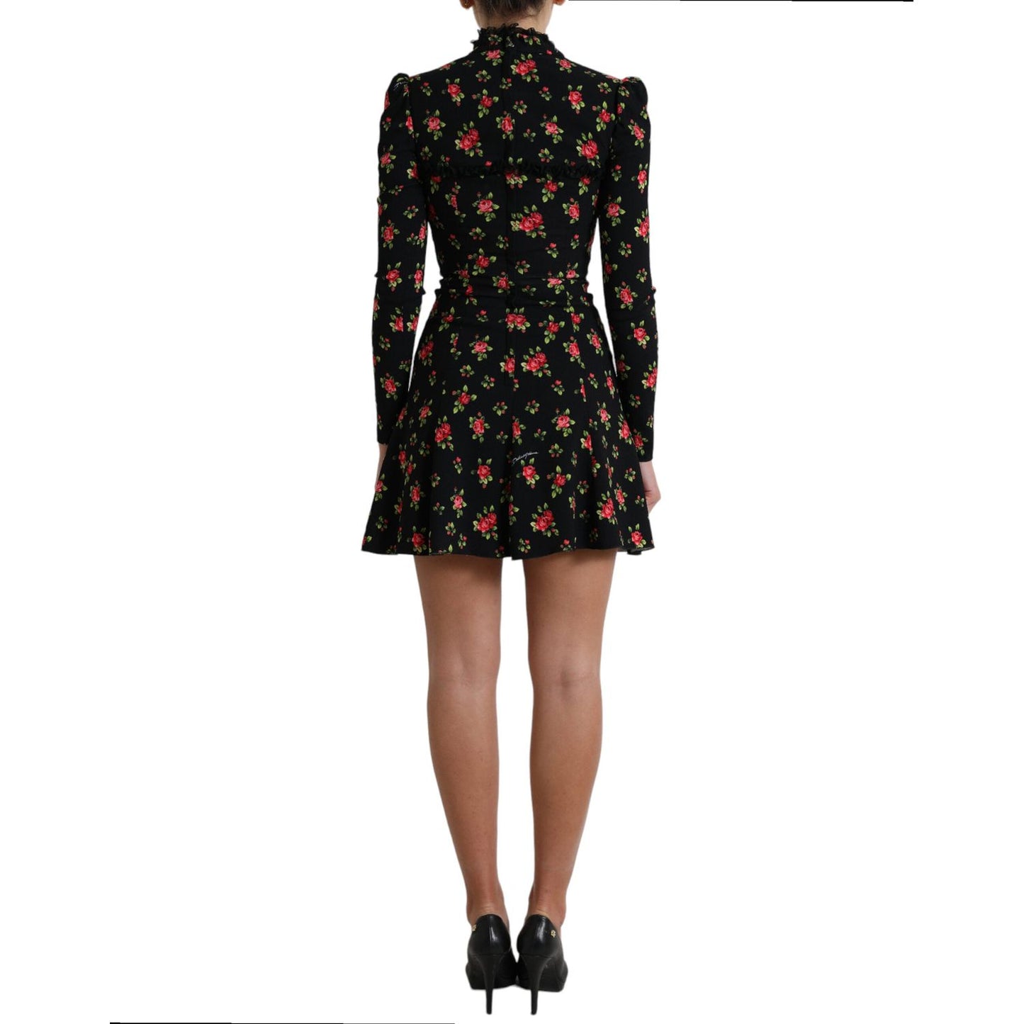 Elegant Floral A-Line Mini Dress