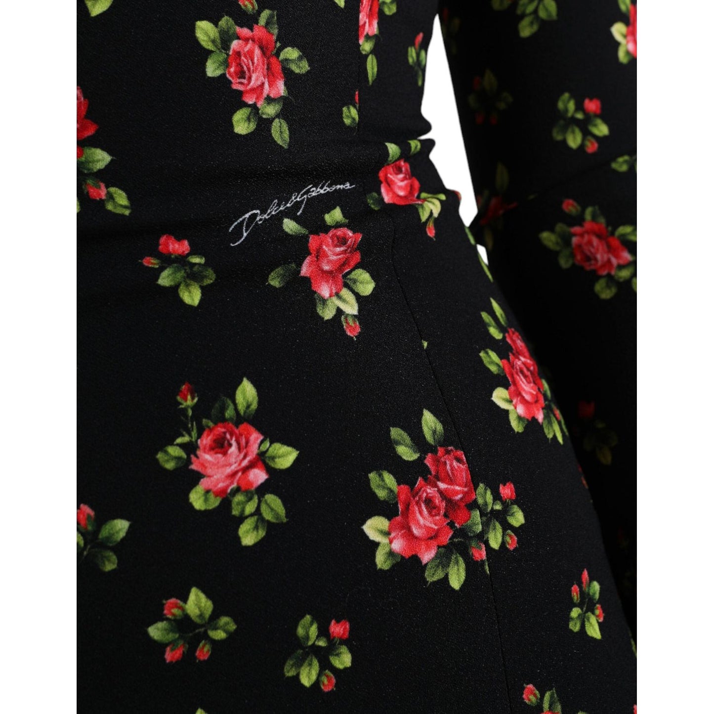 Elegant Floral A-Line Mini Dress