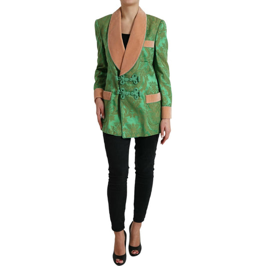 Dolce & Gabbana Floral Elegance Double Breasted Blazer Dolce & Gabbana