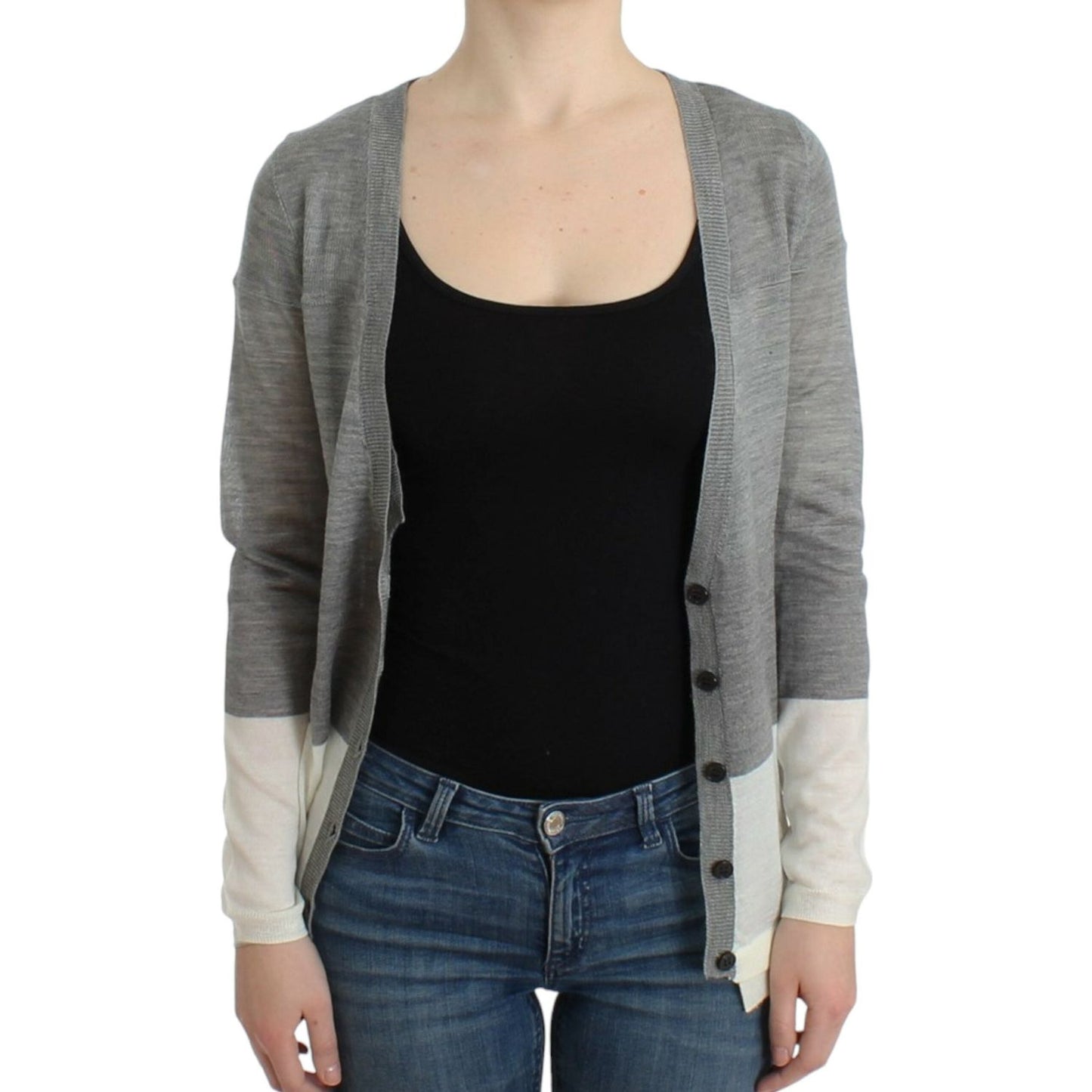 Chic Gray Lightweight Cardigan