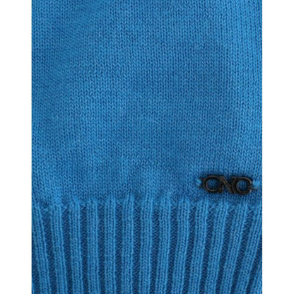 Costume National Blue scoopneck sweater