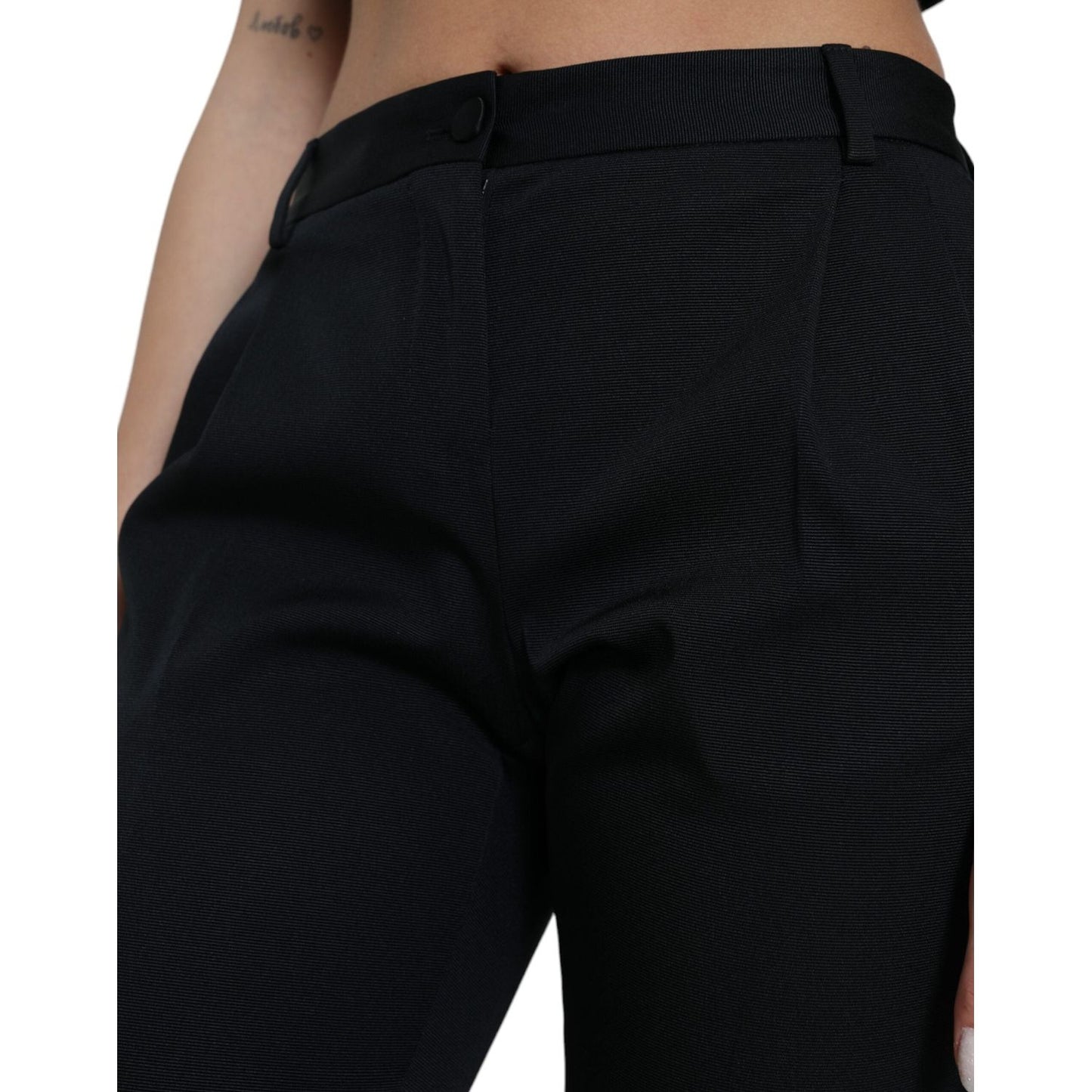 Chic High Waist Skinny Cropped Pants