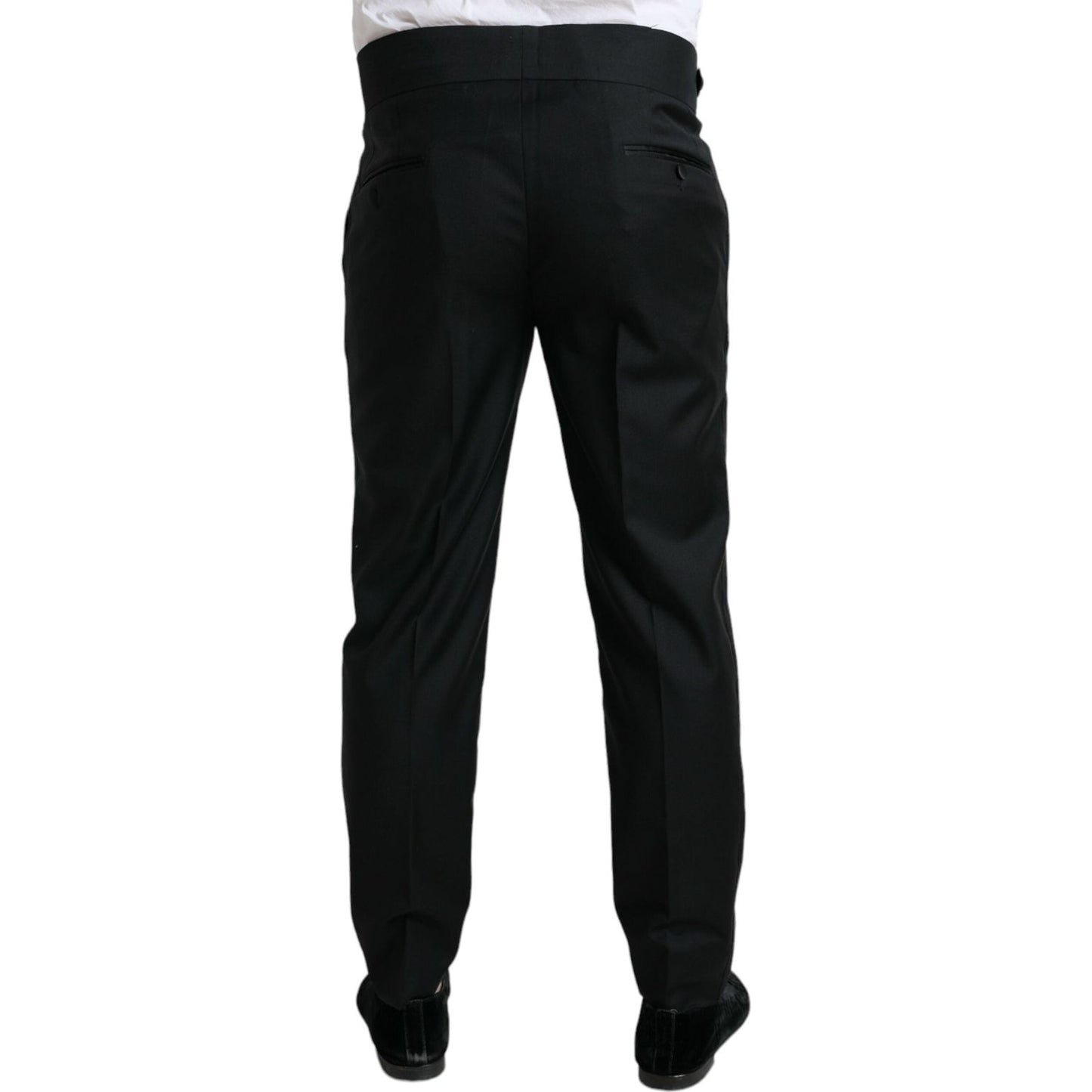 Elegant Slim Fit Wool Dress Pants