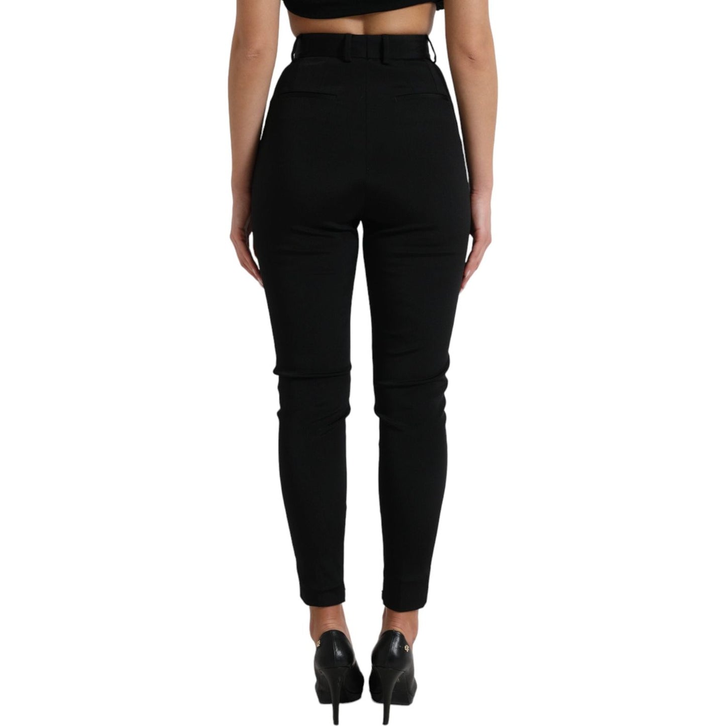 Elegant High Waist Skinny Pants