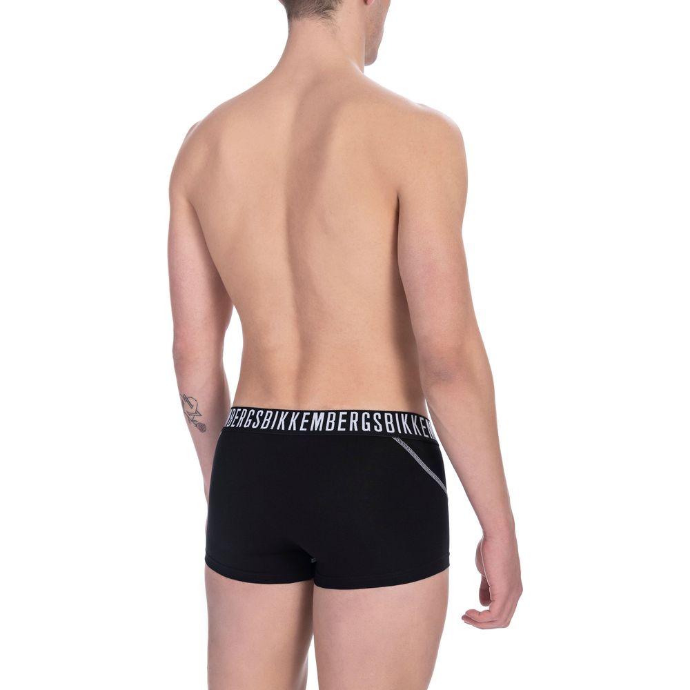 Sleek Cotton Blend Men's Trunks Twin Pack