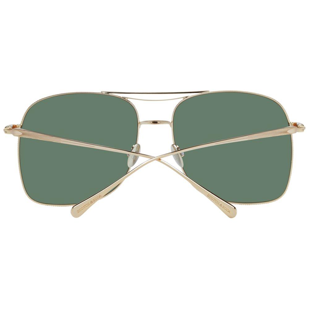 Scotch & Soda Gold Women Sunglasses Scotch & Soda