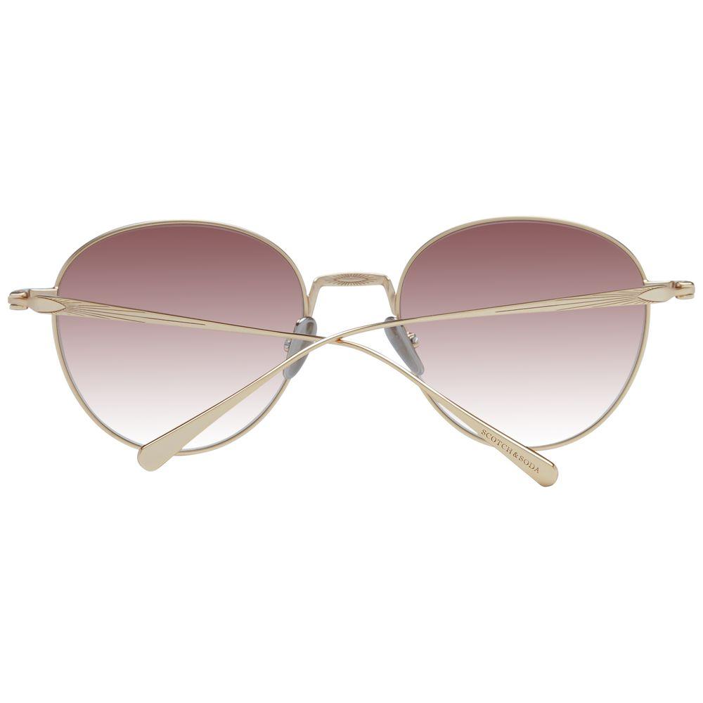 Scotch & Soda Gold Men Sunglasses Scotch & Soda