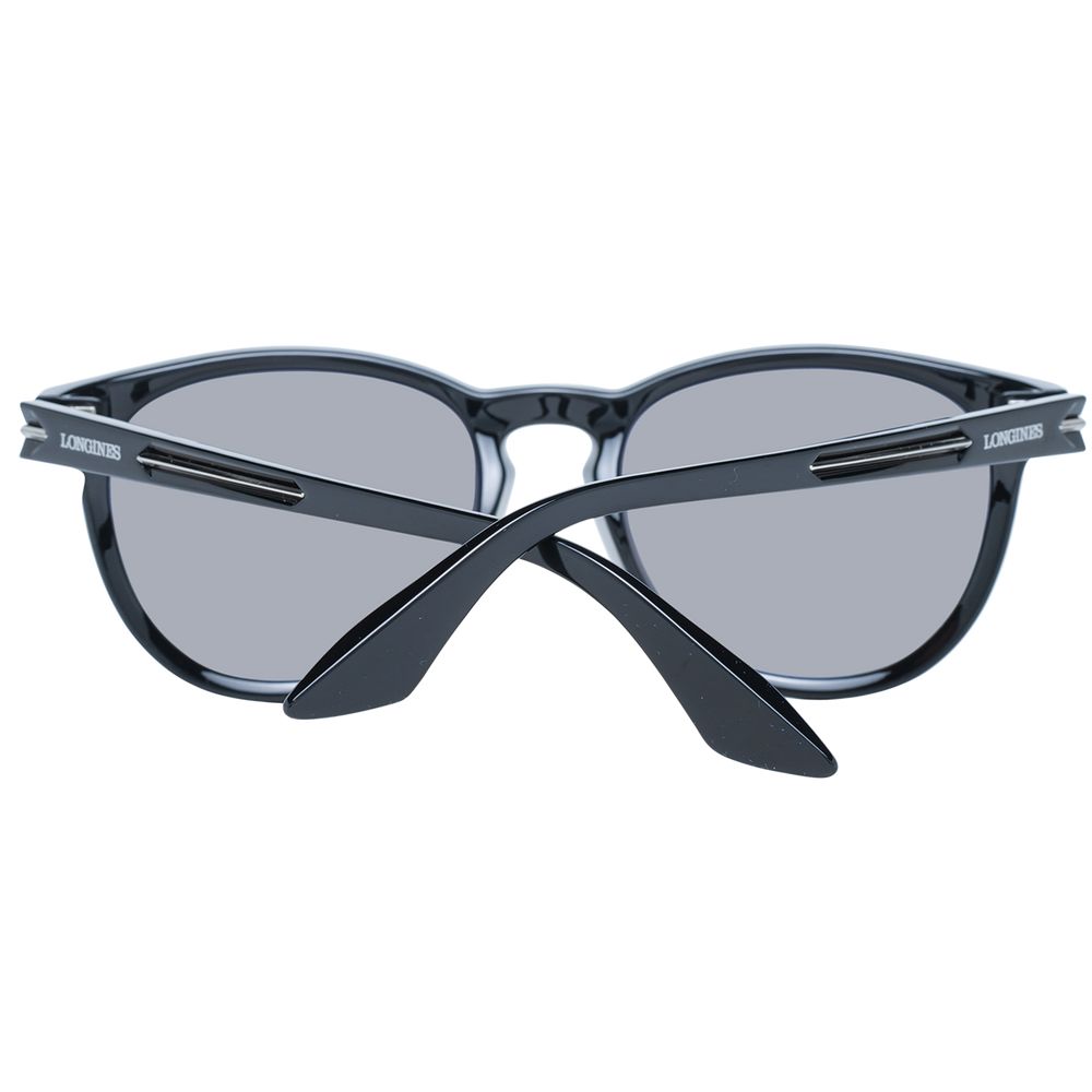 Longines Black Plastic Sunglasses