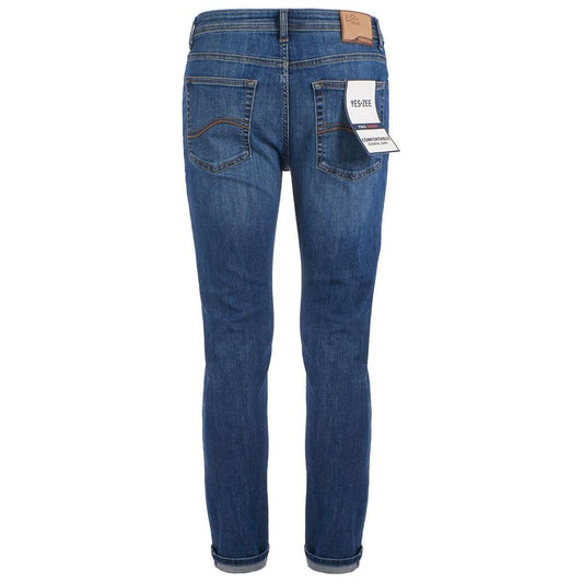 Chic Dark Wash Comfort Denim Jeans