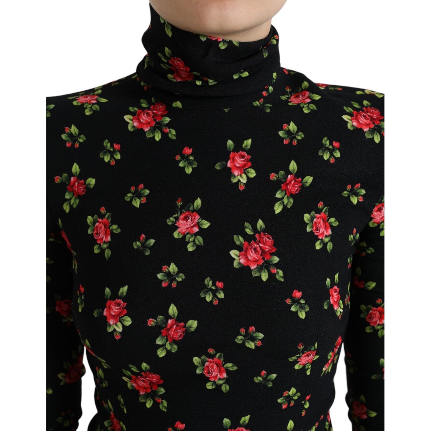 Elegant Floral Silk Blend Top