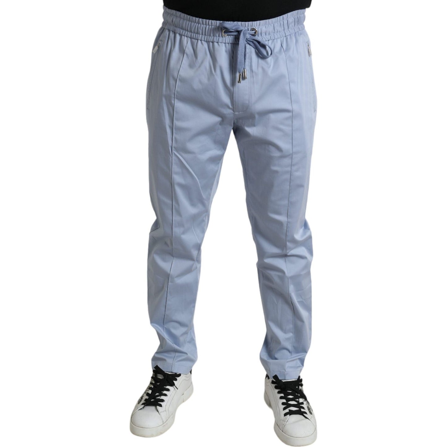 Elegant Light Blue Jogger Pants for Men