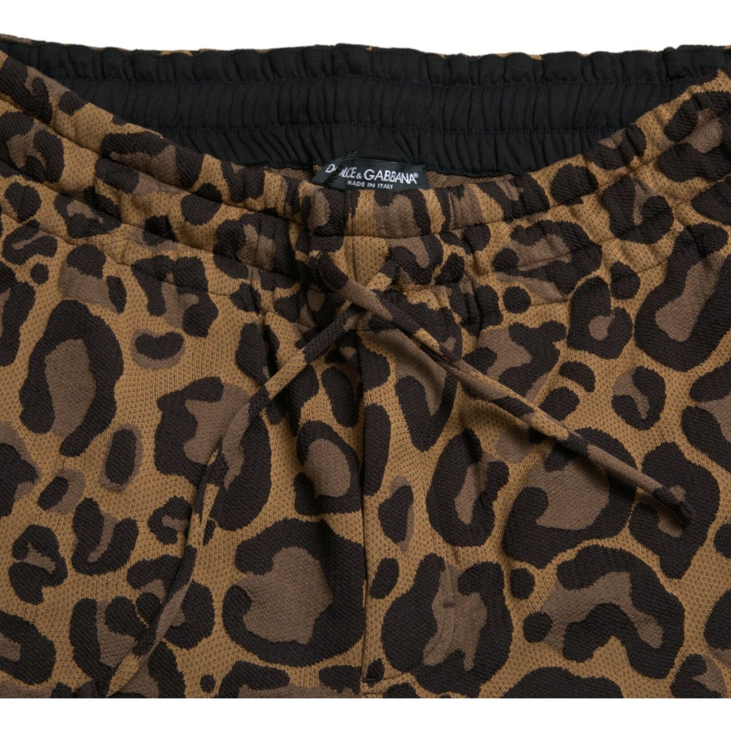 Chic Leopard Print Jogger Pants