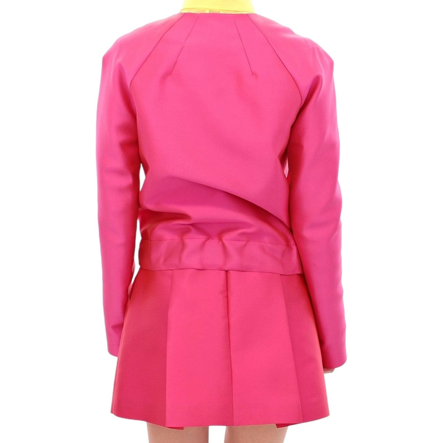 Elegant Pink Silk Blend Jacket