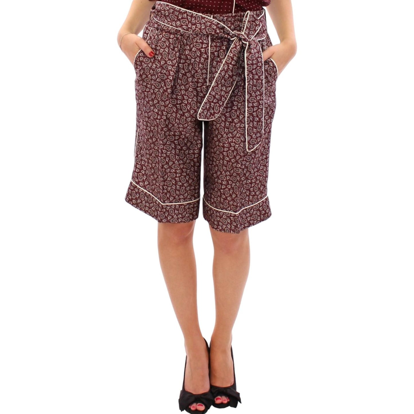 Chic Silk Pajama Shorts