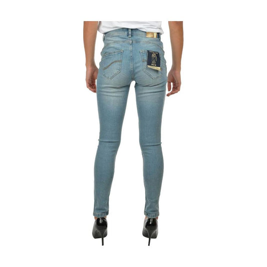 Chic Light Blue Skinny Denim for Women