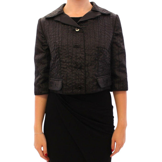 Elegant Black Bolero Shrug Jacket