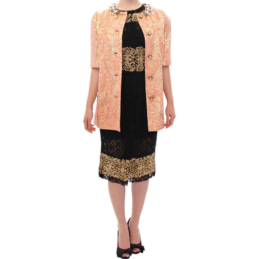 Exclusive Crystal Brocade Coat Jacket