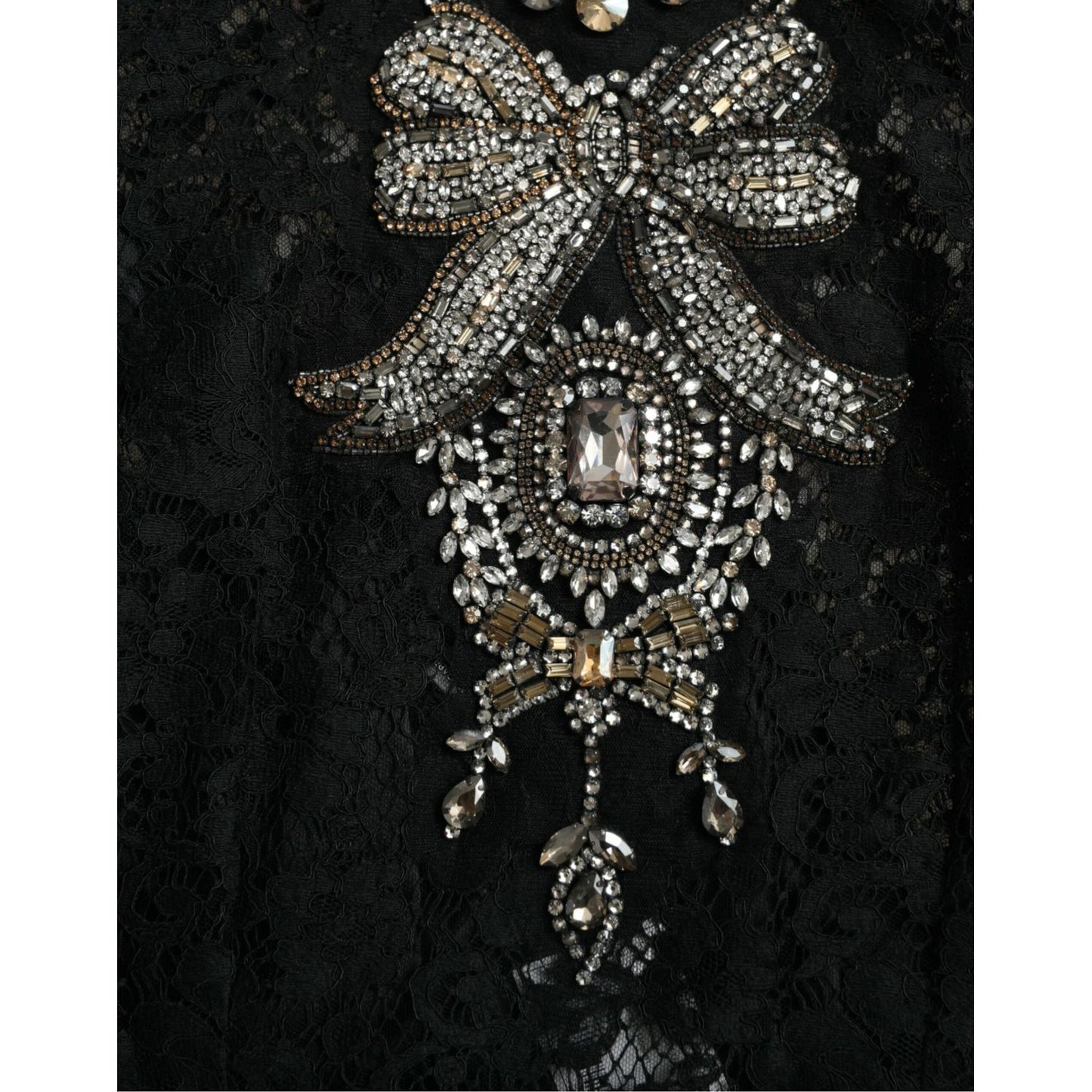 Elegant Crystal-Embellished Sheath Dress