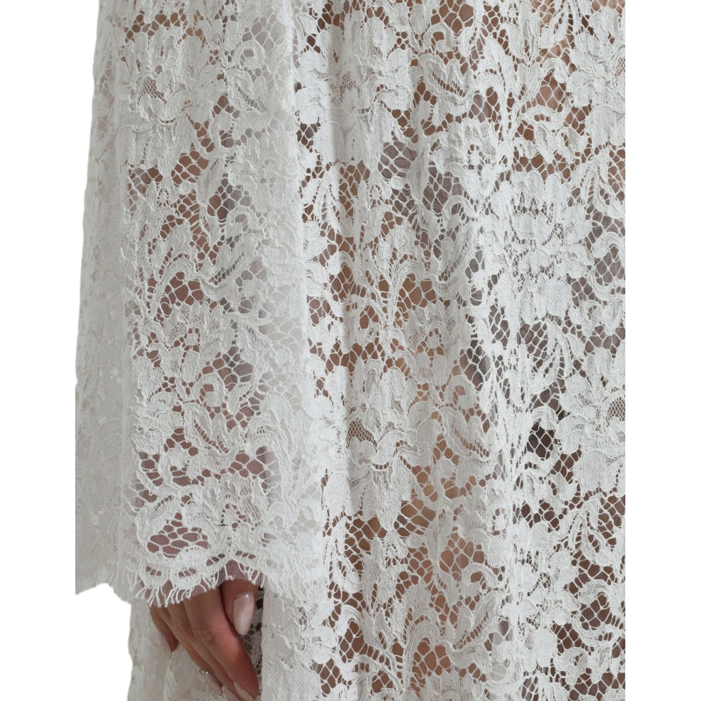 Elegant White Shift Dress with Crystal Embellishment