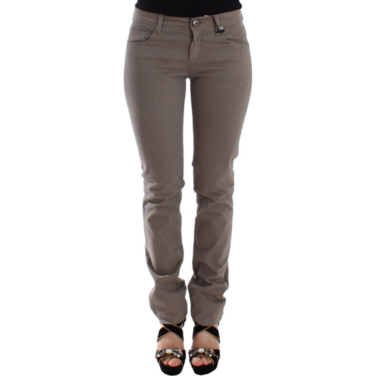 Chic Taupe Skinny Jeans for Elevated Style