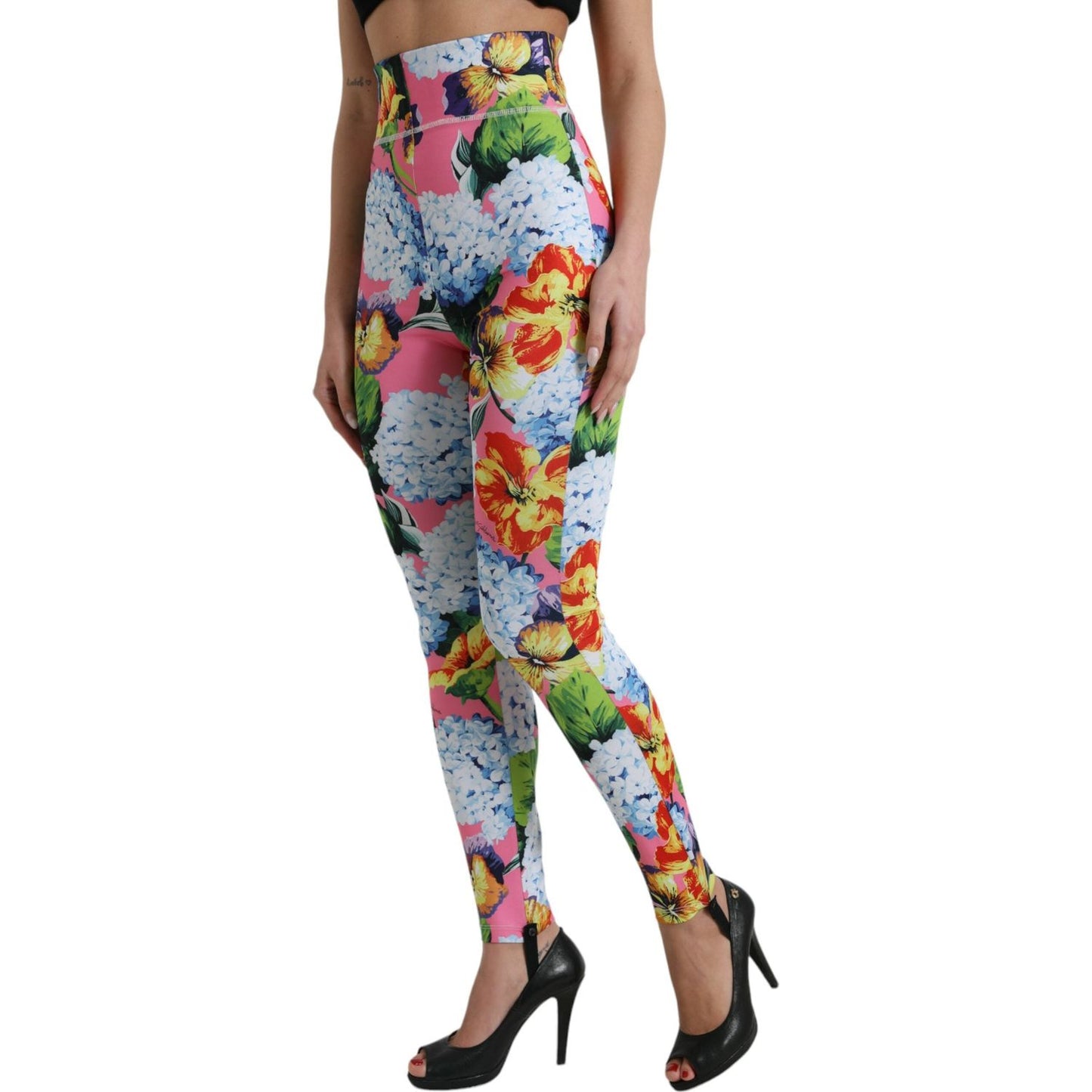 Exquisite Floral High Waist Leggings