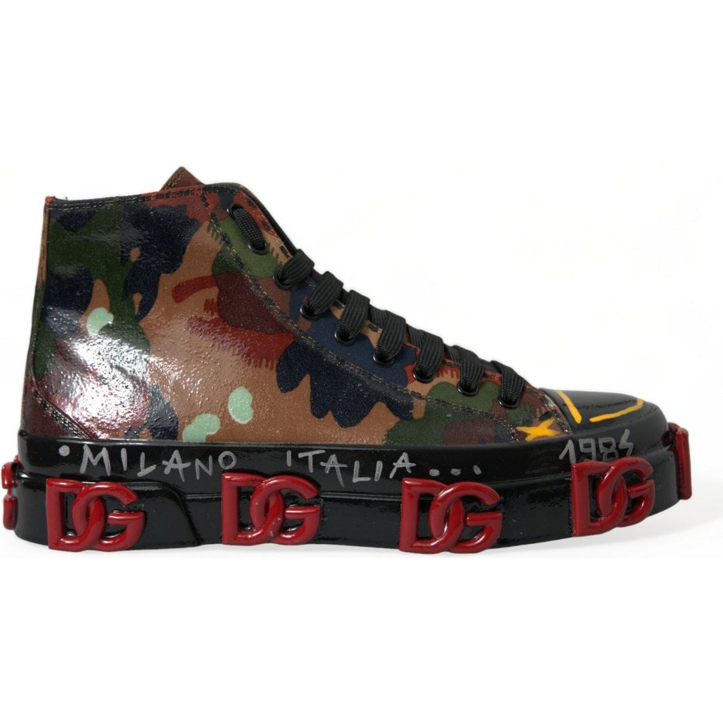 Chic Multicolor High-Top Sneakers