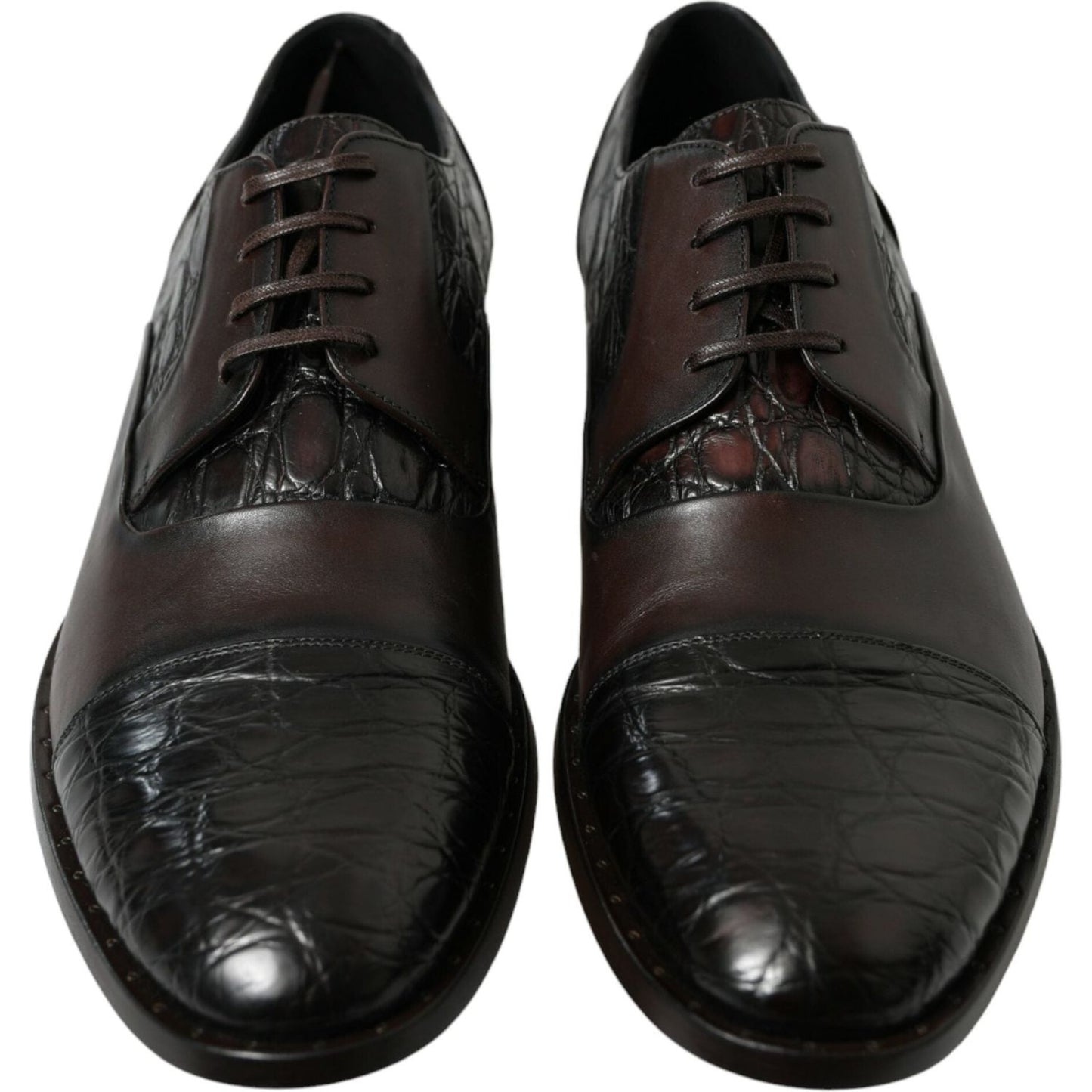 Elegant Brown Formal Derby Dress Shoes