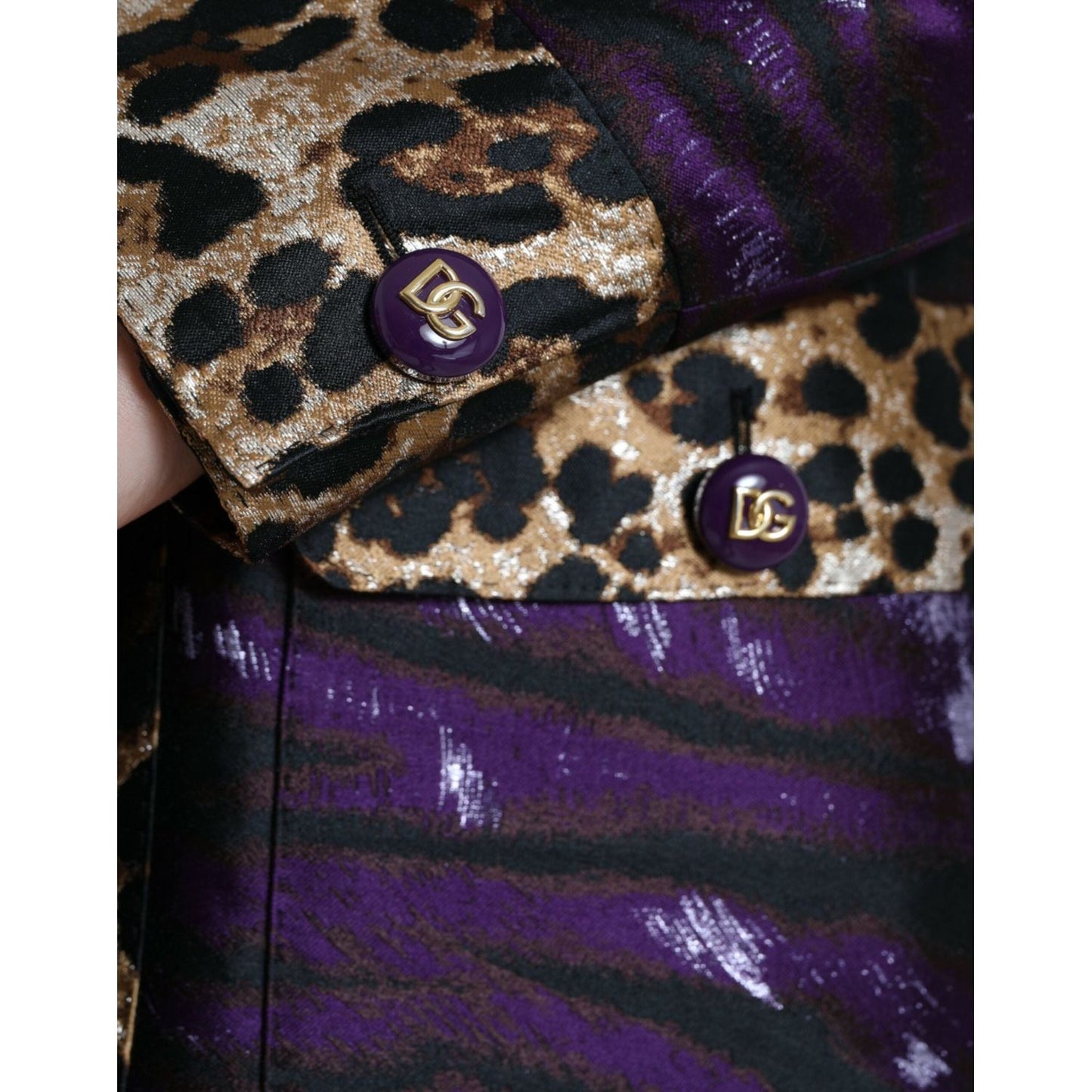 Exquisite Jacquard Trench With Tiger Motif