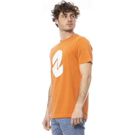 Orange Logo Crew Neck Tee Invicta