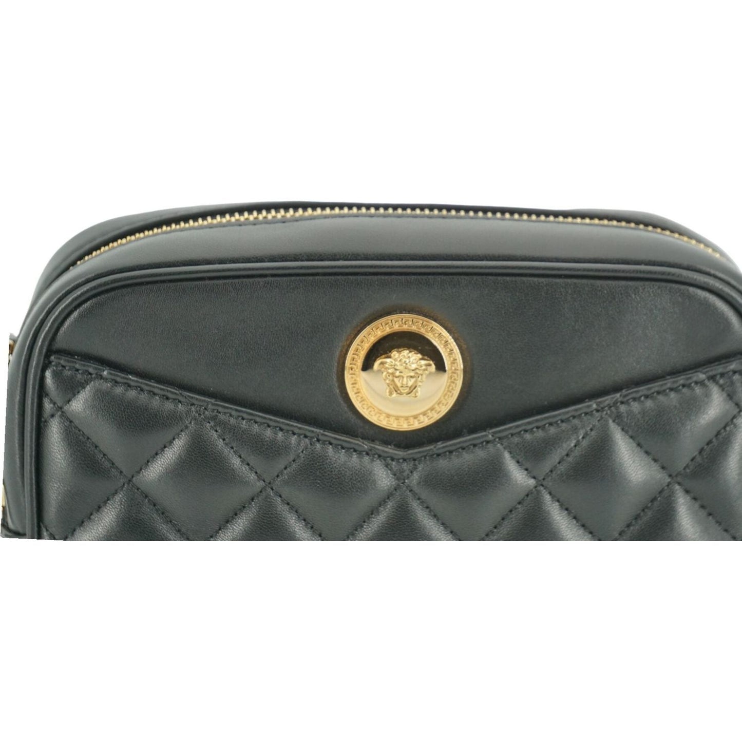 Elegant Small Black Leather Crossbody Bag