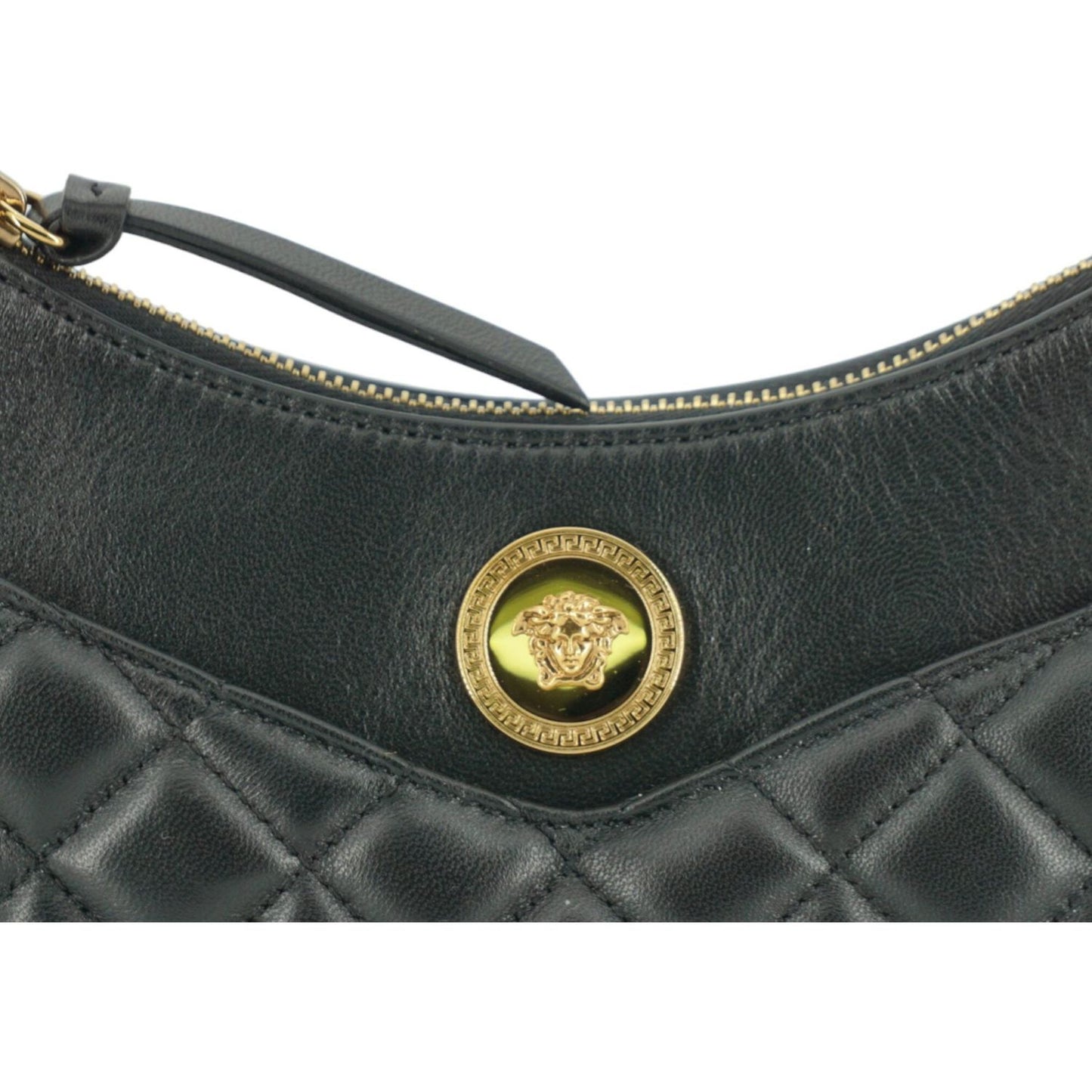 Elegant Half Moon Leather Shoulder Bag