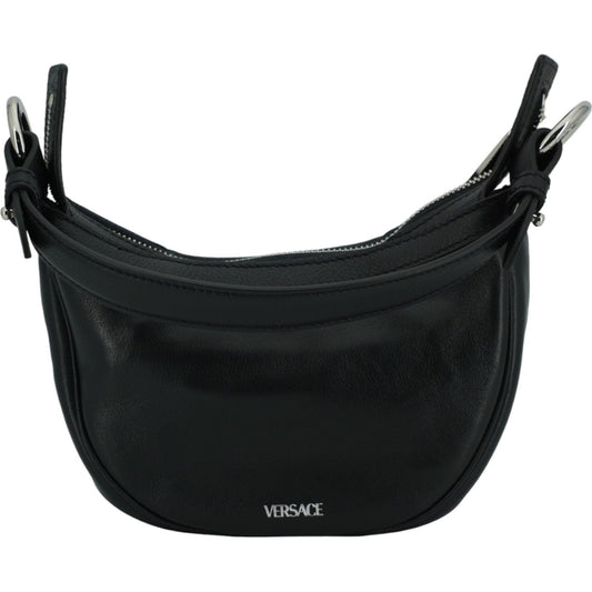 Elegant Black Mini Hobo Shoulder Bag