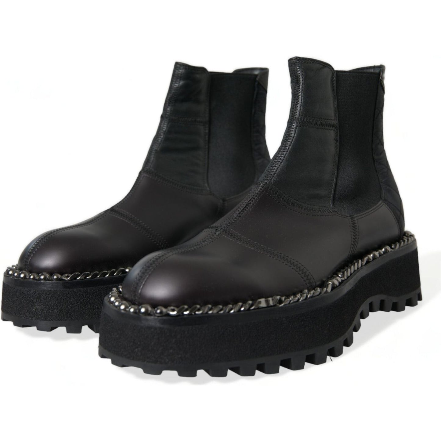 Elegant Black Chelsea Slip-On Boots