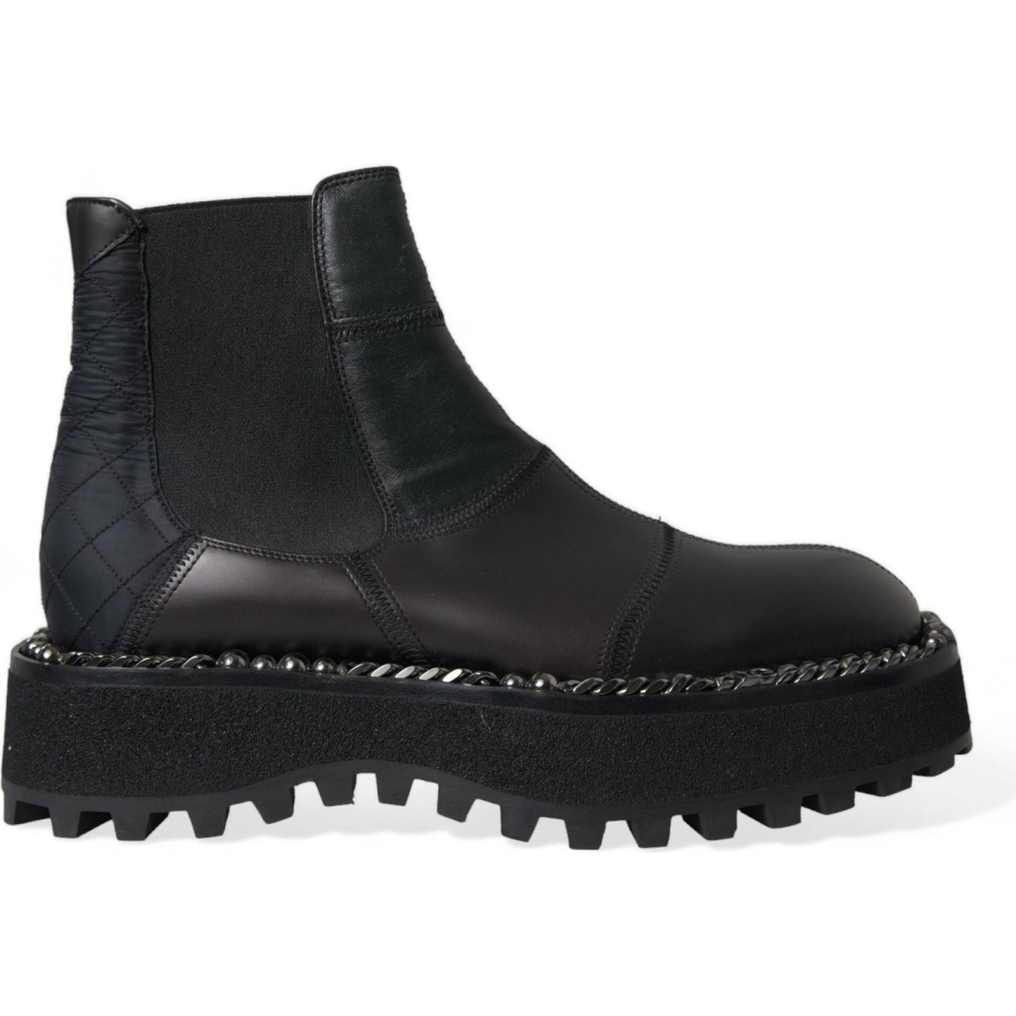 Elegant Black Chelsea Slip-On Boots