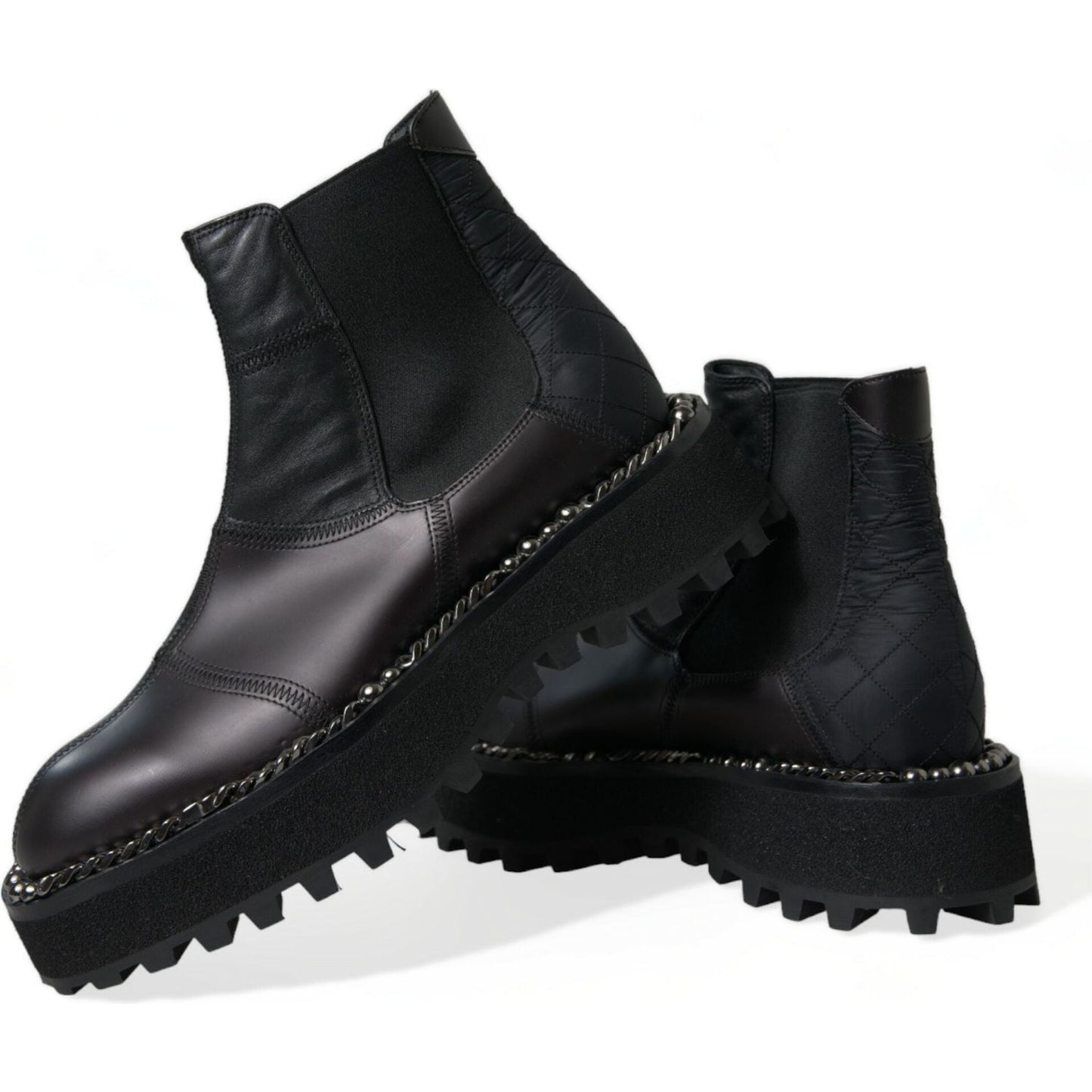 Elegant Black Chelsea Slip-On Boots