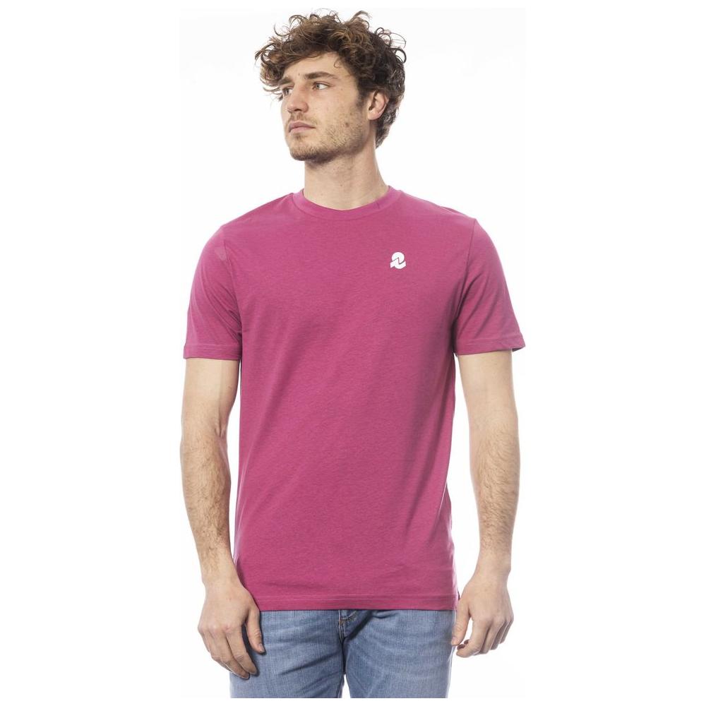 Invicta Purple Cotton Crew Neck Tee