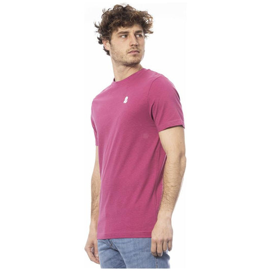 Invicta Purple Cotton Crew Neck Tee Invicta