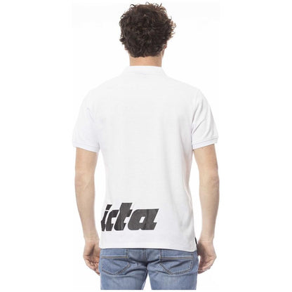 Invicta White Cotton Men Polo Shirt