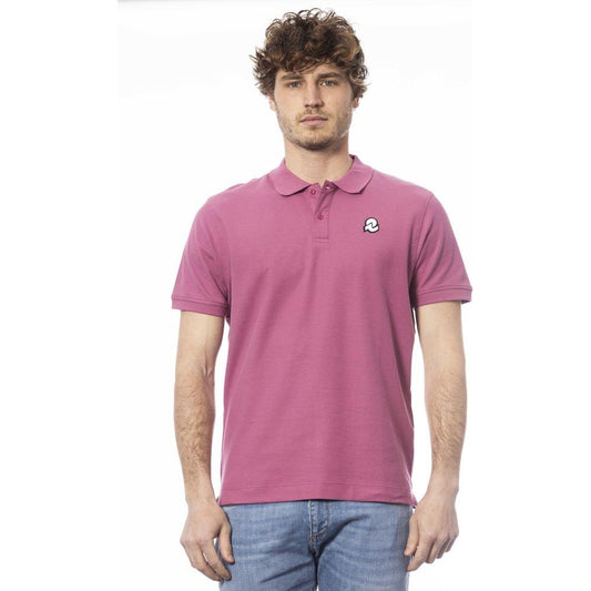 Elegant Purple Short Sleeve Polo